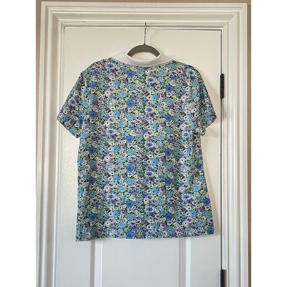 NWT Nautica Jeans Women's Printed Polo Shirt Size XL - Picture 5 of 8